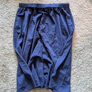 Men's Navy Casual Elastic-Waist Pants